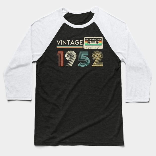 Vintage 1952 Limited Cassette Baseball T-Shirt by xylalevans